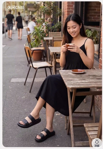 Dép 2 Quai Ngang Nữ LUOFU 7229