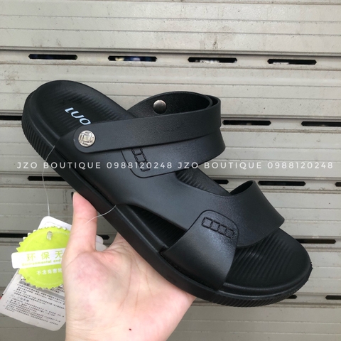 Dép xăng đan nam hai quai chéo ngang LUOFU 6215