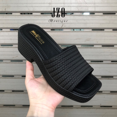 Dép nhựa nữ cao gót 5cm Meijiaze GNN302