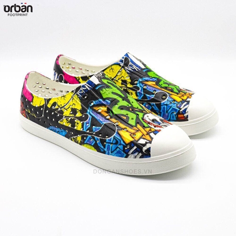 Giày nhựa lỗ URBAN Graphics - Màu Graffiti
