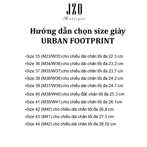 Giày nhựa lỗ Urban Footprint - Trắng đế ghi