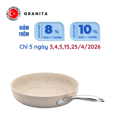 Chảo chống dính bếp từ Korkmaz Granita 2.5 lít - Ø26cm - A1265