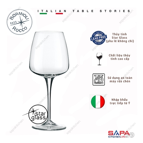 Ly rượu thủy tinh pha lê cao cấp Aurum 35cl