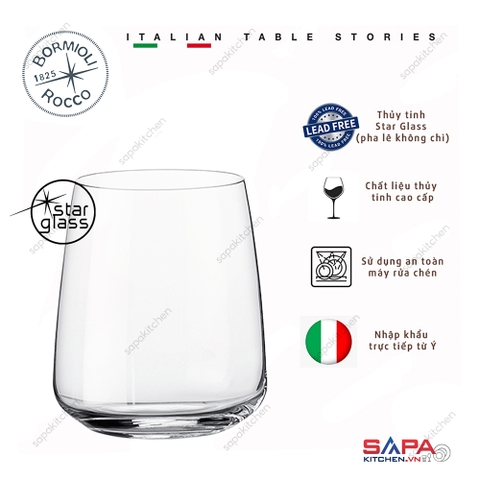 Ly thủy tinh pha lê cao cấp Aurum 37cl