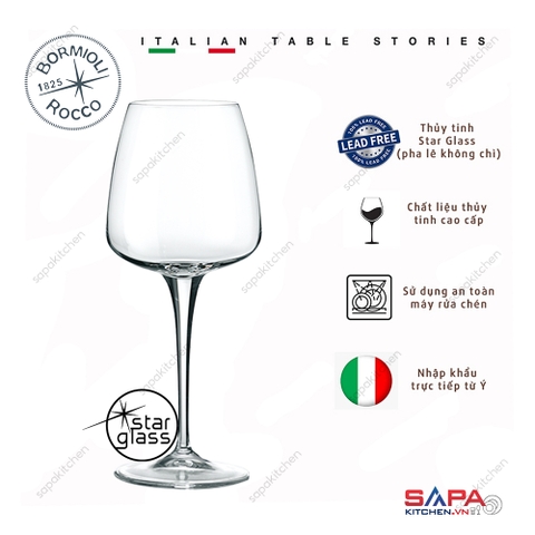 Ly rượu thủy tinh pha lê cao cấp Aurum 43cl