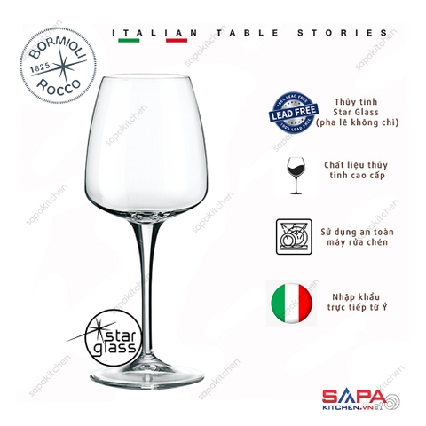 Ly rượu thủy tinh pha lê cao cấp Aurum 52cl