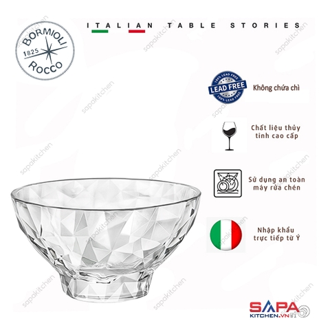 Chén kem thủy tinh Diamond 22.5cl