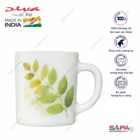 Ly thủy tinh có quai 32cl Diva Ivory A.S