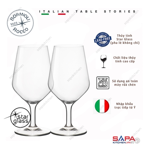 Bộ 2 ly bia thủy tinh Electra 44cl