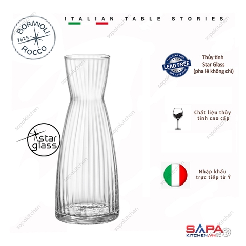 Bình rót thủy tinh Exclusiva 1L không nắp