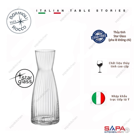 Bình rót thủy tinh Exclusiva 250ml không nắp