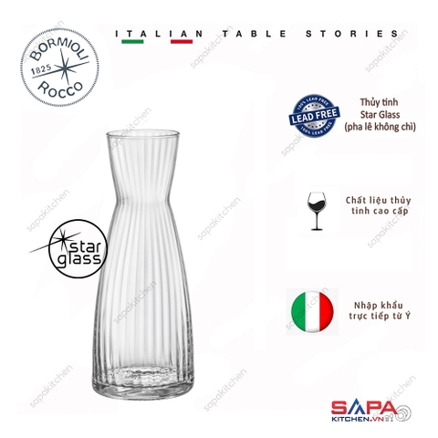 Bình rót thủy tinh Exclusiva 500ml không nắp