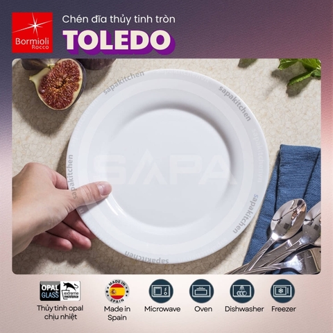 Toledo đĩa thủy tinh 20 - Bormioli Rocco