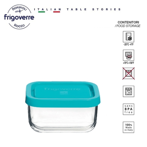 Hộp thủy tinh trữ đông Frigoverre chữ nhật 10x7 - 150ml