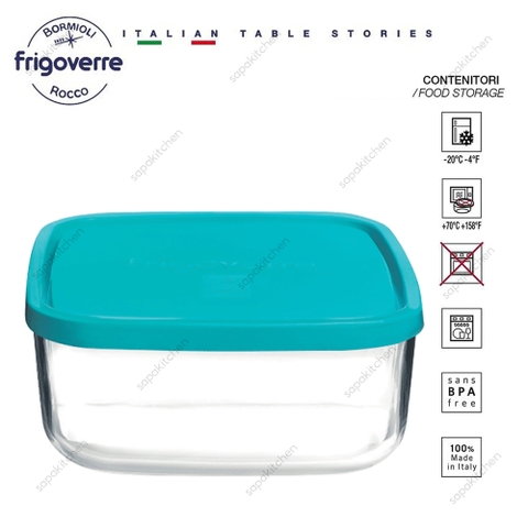 Hộp thủy tinh trữ đông Frigoverre vuông 19x19 - 1600ml