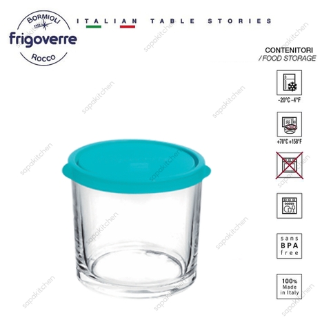 Hộp thủy tinh trữ đông Frigoverre tròn cao 10 - 350ml