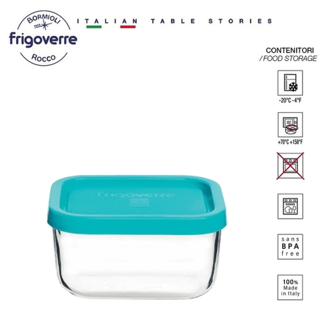 Hộp thủy tinh trữ đông Frigoverre chữ nhật 13x10 - 400ml