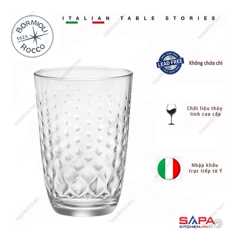 Combo 6 ly thủy tinh Glit 39.5cl