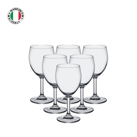 Combo 6 ly rượu thủy tinh Globo Wine 26cl