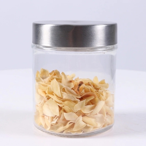 Hũ thủy tinh tròn nắp vặn inox 0,75L - SAPATA