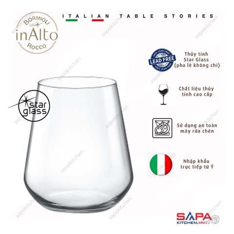 Ly thủy tinh pha lê cao cấp Inalto DOF 42.5cl