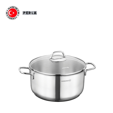 Nồi nấu bếp từ inox cao cấp Korkmaz Perla 4 lít - Ø22x11cm - A1656