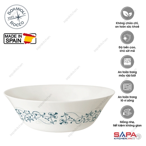 Tô thủy tinh tròn lớn Moon Liberty 24 cm