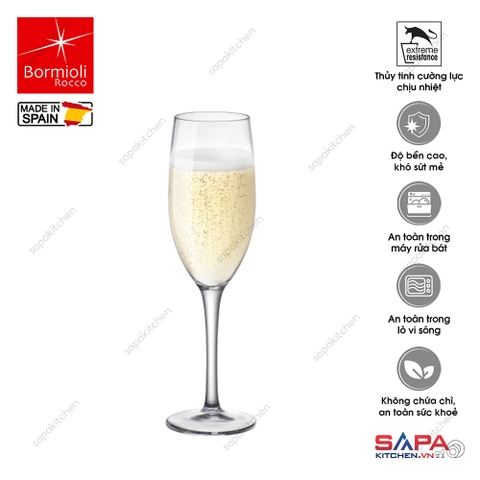 Ly rượu thủy tinh New Kalix Flute 17cl