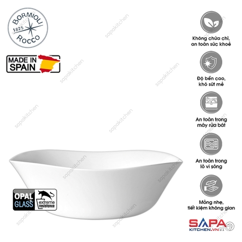 Tô thủy tinh vuông lớn Parma 24 cm