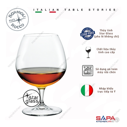 Ly rượu thủy tinh Premium Cognac 64.5 cl