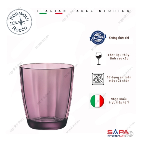 Ly thủy tinh Pulsar 30cl màu tím