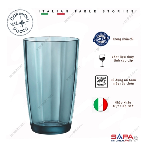 Ly thủy tinh Pulsar 46.5 cl màu xanh biển