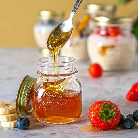 Hũ thủy tinh nắp vặn Quattro 150ml