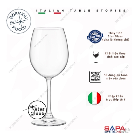 Ly rượu thủy tinh Riserva Cabernet 37 cl