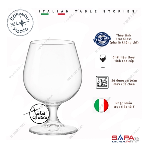 Ly rượu thủy tinh Riserva Cognac 53 cl