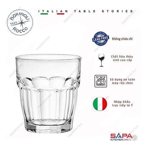 Ly thủy tinh chịu nhiệt Rock bar 20 cl