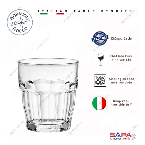 Ly thủy tinh chịu nhiệt Rock bar 27 cl