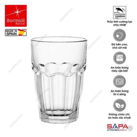 Ly thủy tinh chịu nhiệt Rock bar 37 cl