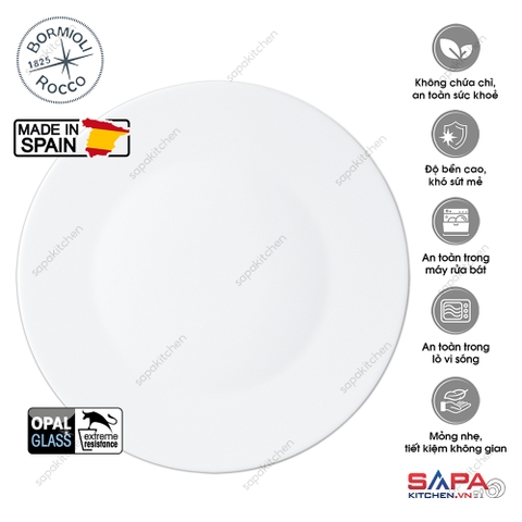 Đĩa thủy tinh tròn lớn Ronda 33 cm