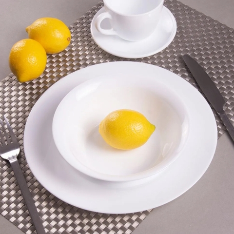 Đĩa thủy tinh tròn lớn Ronda 27 cm