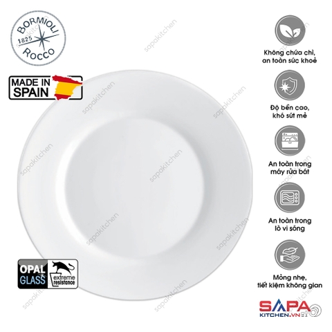 Toledo đĩa thủy tinh 20 - Bormioli Rocco