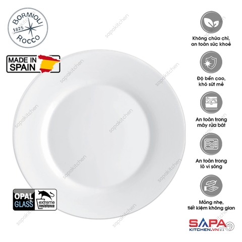 Toledo đĩa thủy tinh 24 - Bormioli Rocco