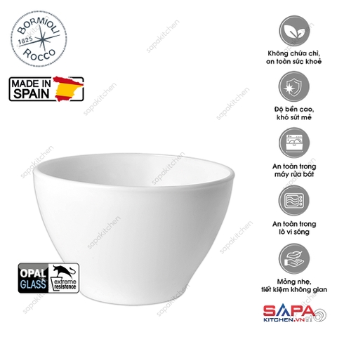 Chén cơm thủy tinh sâu Toledo 12 cm