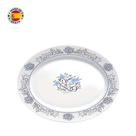 Đĩa thủy tinh oval lớn Toledo Exotique 36 cm