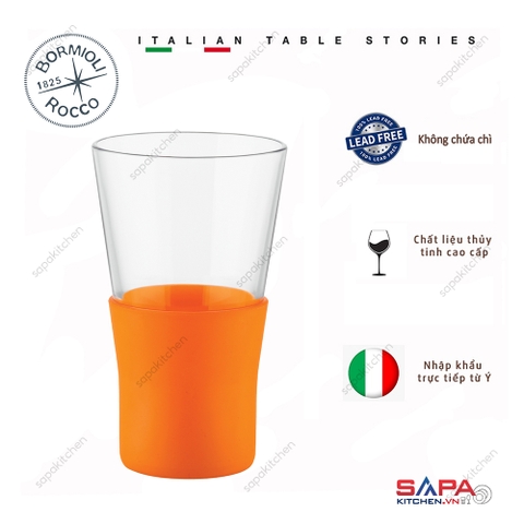 Ly thủy tinh chịu nhiệt Ypsilon Brio 32cl màu cam