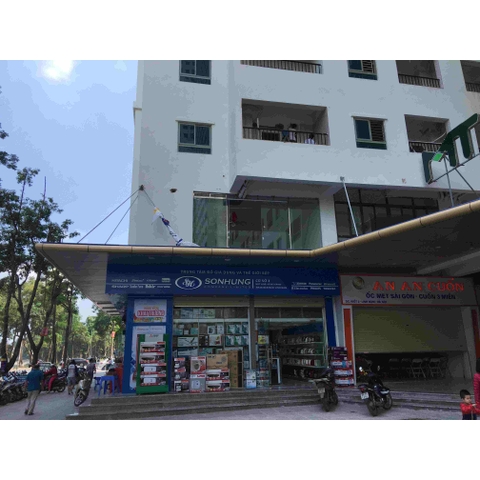 Ốp alu mái che cửa hiệu