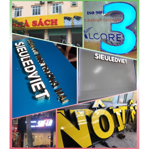 Biển quảng cáo chữ nổi