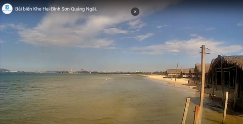 Camera Live stream -Bải biển Khe Hai-Bình Sơn-Quảng Ngãi