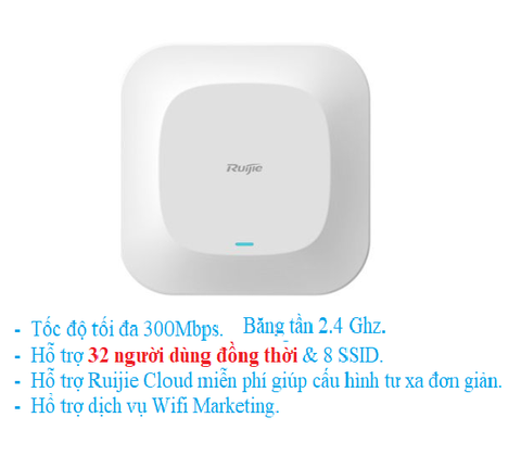 Thiết bị mạng access point RUIJIE RG-AP210-L