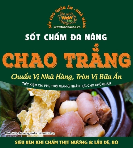 SỐT CHẤM CHAO TRẮNG